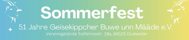 Sommerfest Geisekippcher 2023